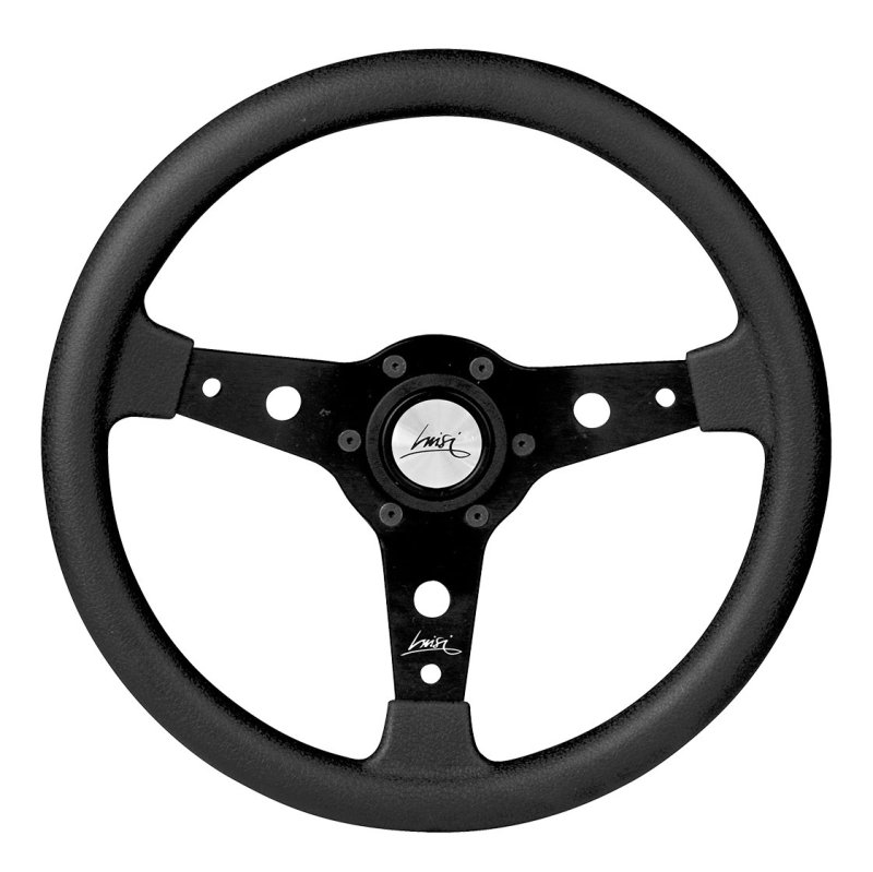 Luisi Falcon 34 Sportlenkrad Kunstleder schwarz mit TÜV Prüfbericht